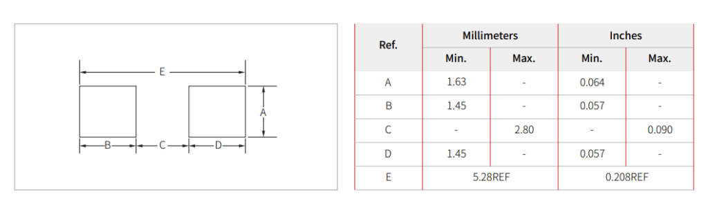 SMAJ15CA Layout Dimensions