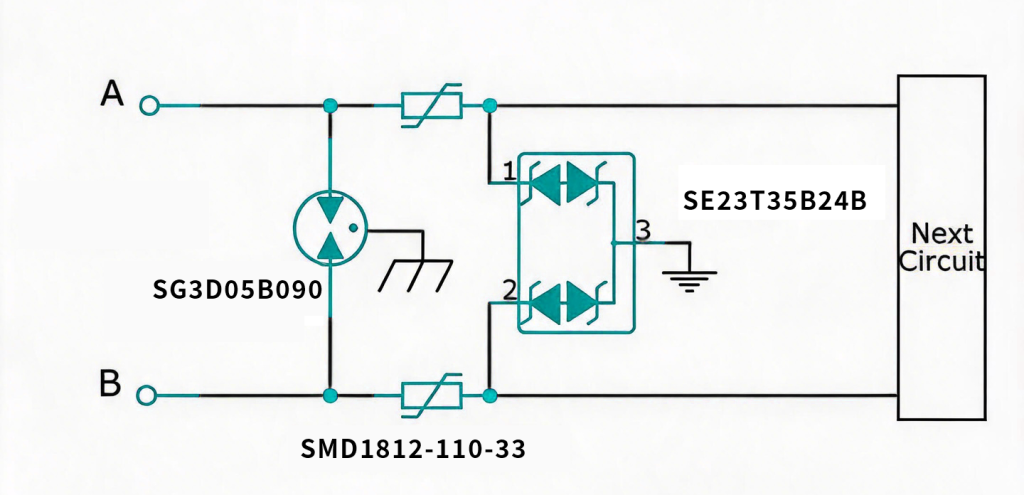 Why Do Fire Alarm Two-Wire Buses Require Surge and ESD Protection? An Analysis of 24V Bus Protection Solutions-Protection Devices-TVS Diodes-ESD Protection devices-Gas Discharge Tube-Thyristor-Pled Protectors-Mov