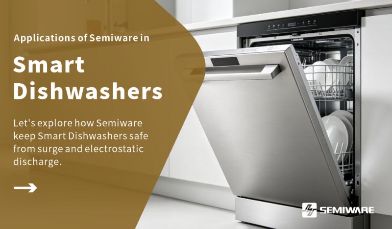 Circuit Protection Design for Smart Dishwashers: Surge and ESD Protection Solutions-Protection Devices-TVS Diodes-ESD Protection devices-Gas Discharge Tube-Thyristor-Pled Protectors-Mov