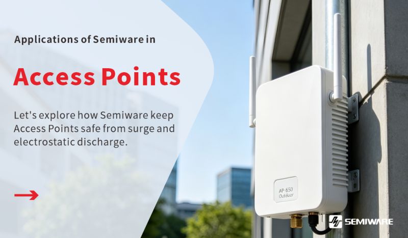 How to Protect Outdoor APs from Surge and ESD: A Complete Circuit Protection Guide-Protection Devices-TVS Diodes-ESD Protection devices-Gas Discharge Tube-Thyristor-Pled Protectors-Mov