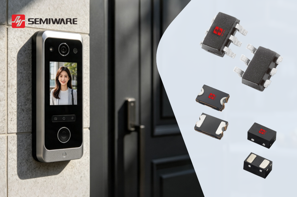 Surge and ESD Protection Design for Video Access Control Systems-Protection Devices-TVS Diodes-ESD Protection devices-Gas Discharge Tube-Thyristor-Pled Protectors-Mov