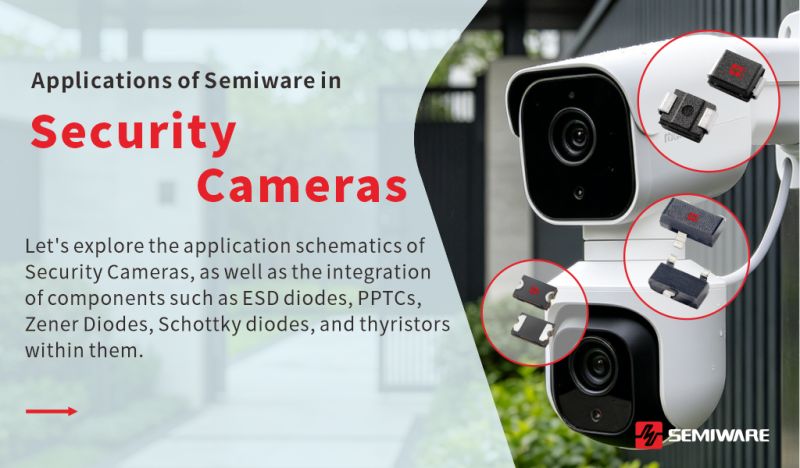 Surge and ESD Protection Design Guide for Security Camera and Surveillance Systems-Protection Devices-TVS Diodes-ESD Protection devices-Gas Discharge Tube-Thyristor-Pled Protectors-Mov