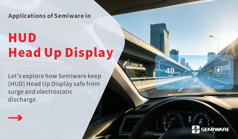 Automotive HUD Systems: Analyzing Electrical Risks and Protection Solutions Using Discrete Components-Protection Devices-TVS Diodes-ESD Protection devices-Gas Discharge Tube-Thyristor-Pled Protectors-Mov