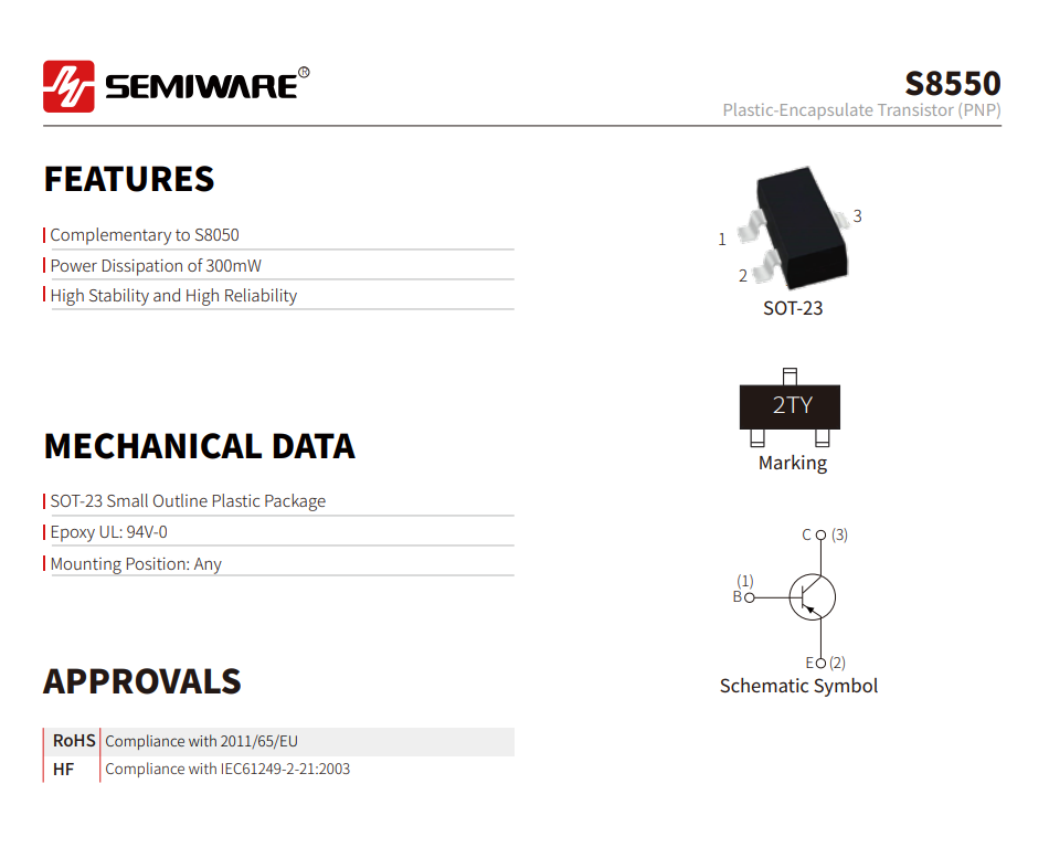 In-Depth Look at the S8550 Transistor: PNP High-Side Switching, Common Applications, and Selection Guide-Protection Devices-TVS Diodes-ESD Protection devices-Gas Discharge Tube-Thyristor-Pled Protectors-Mov