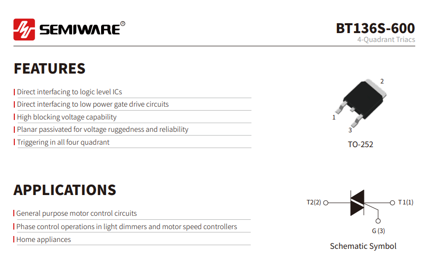 BT136S 
BT136S datasheet
bt136s pinout